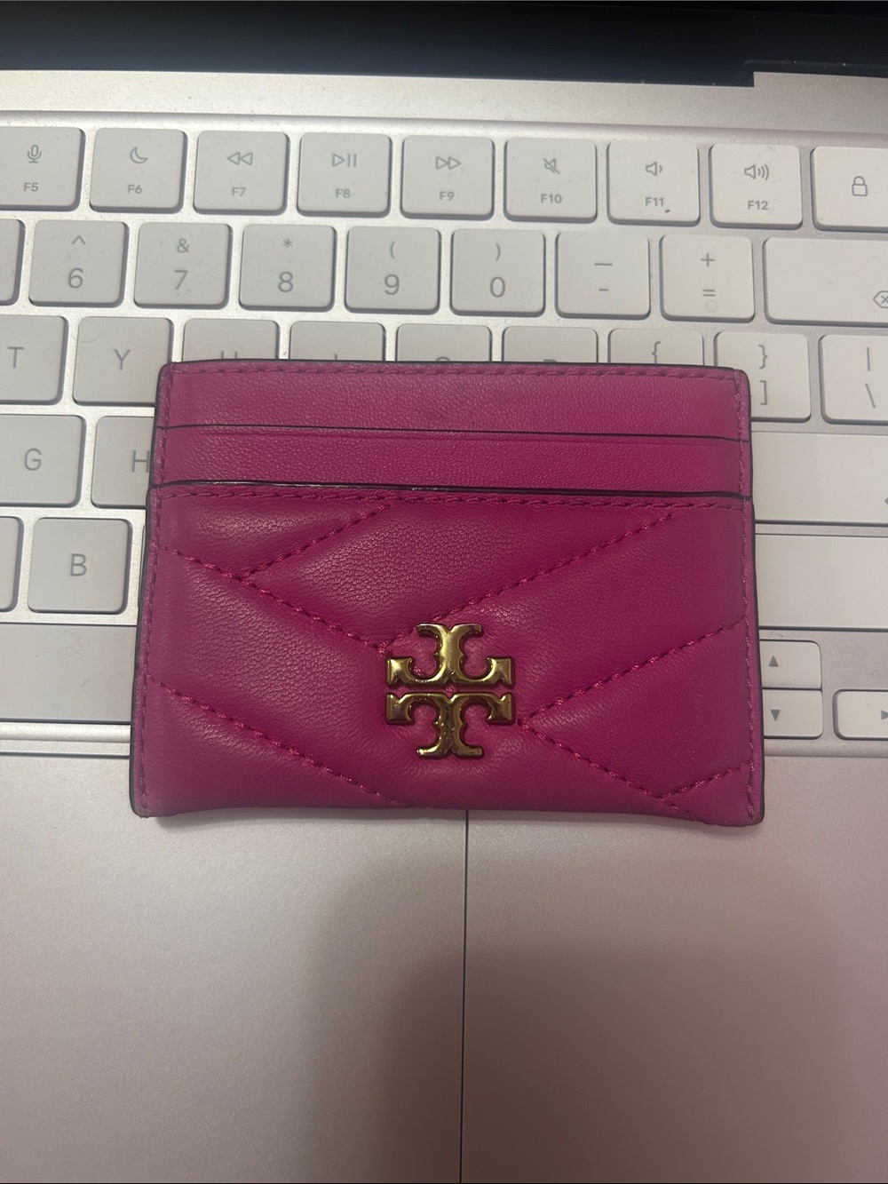 Tory Burch Pink Kira Card Holder